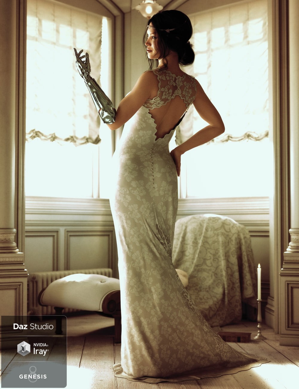 Arctek Cybernetic Arms for Genesis 8 Female