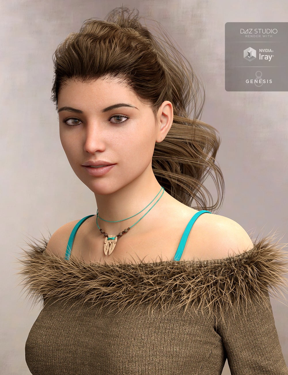 Cozy Sweater Outfit for Genesis 8 Female(s)