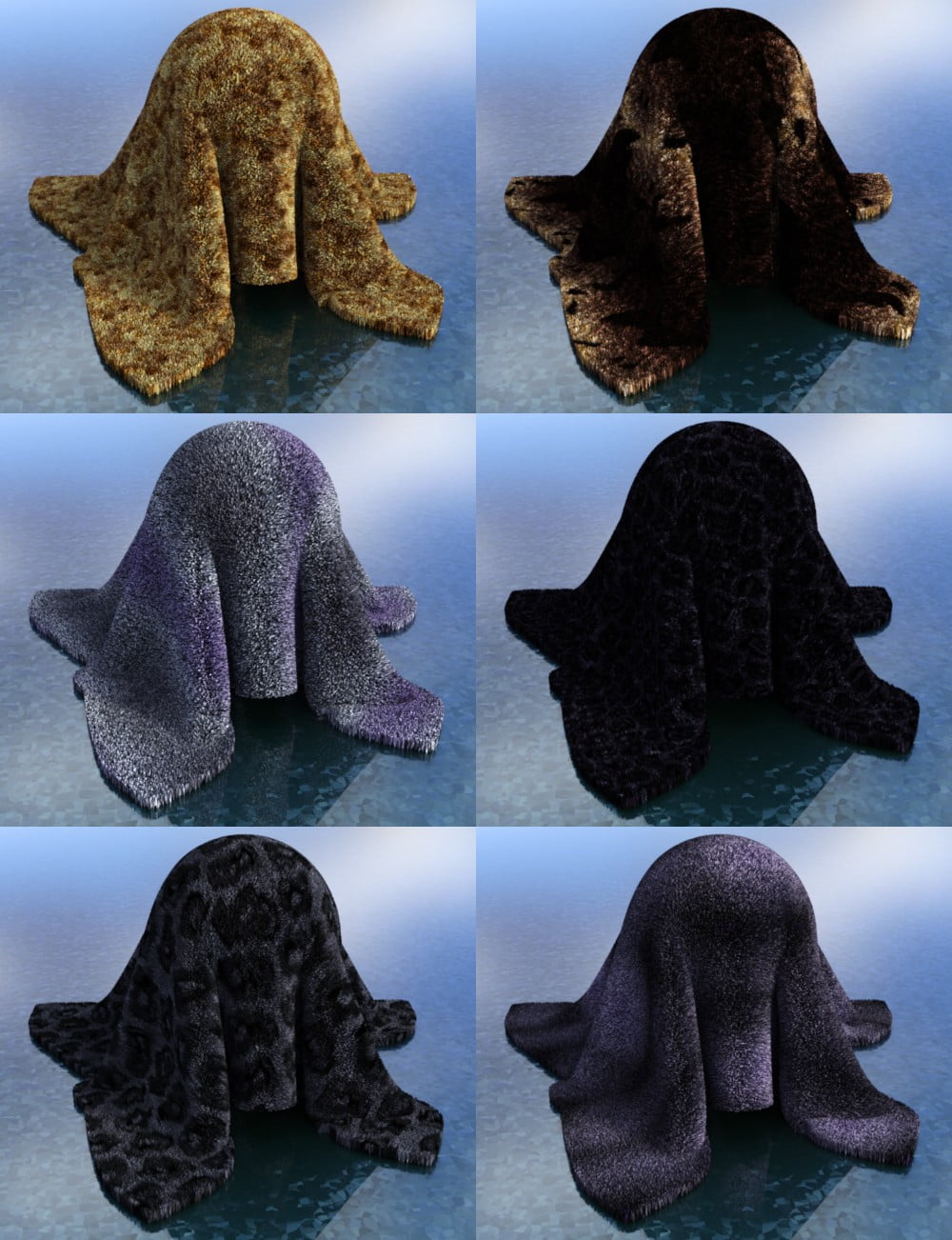 Fun Fur Iray Shaders