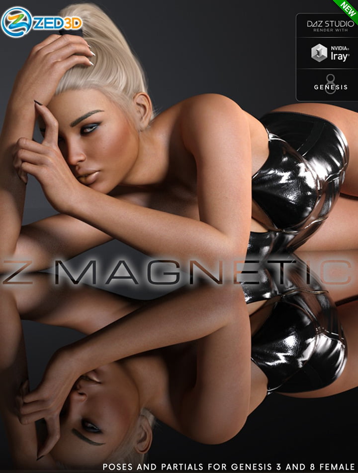 Z Magnetic Poses and Partials for Genesis 3 and 8 Female