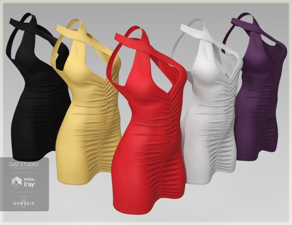 Keyhole Minidress for Genesis 8 Female(s)