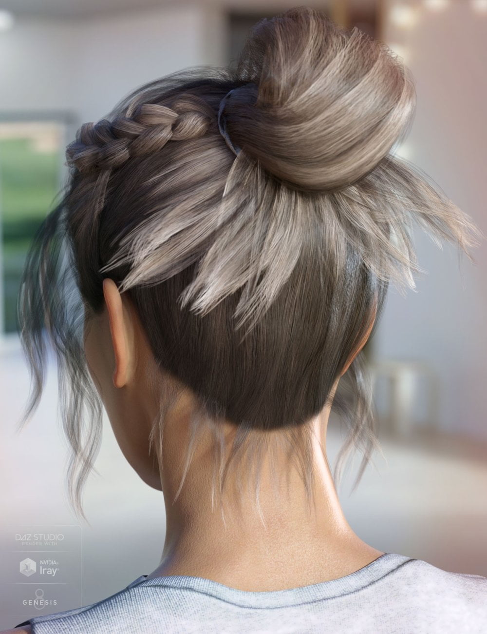 Layla Hair for Genesis 3 & 8 Female(s)