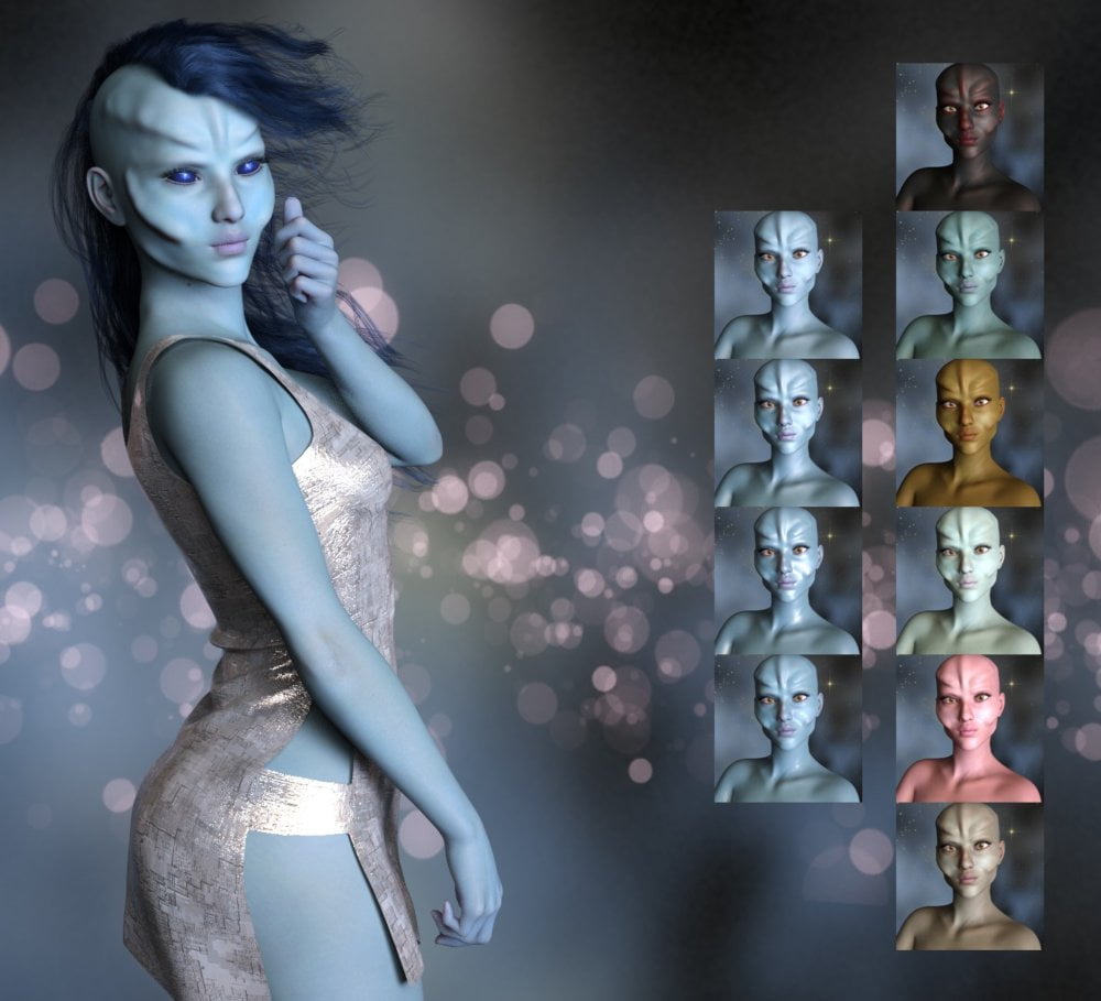 Izaro, Sharu and Bodysuit for Genesis 8 Female