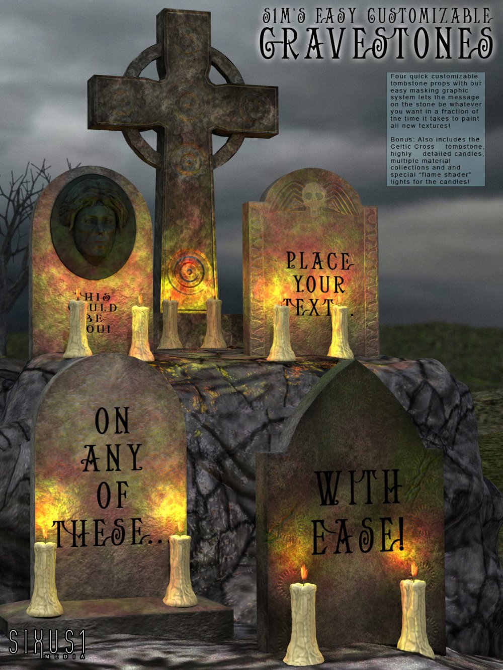 S1M Halloween: Gravestones