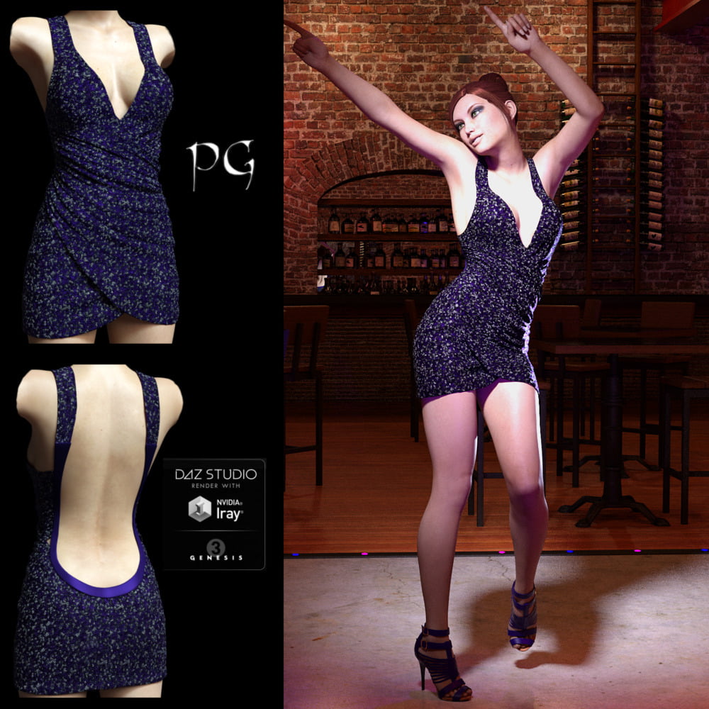 Rhapsody Dress for G3F