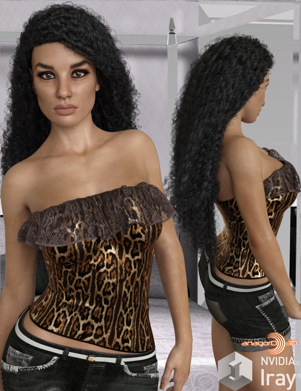 VERSUS - Sparkle Top for Genesis 8 Females