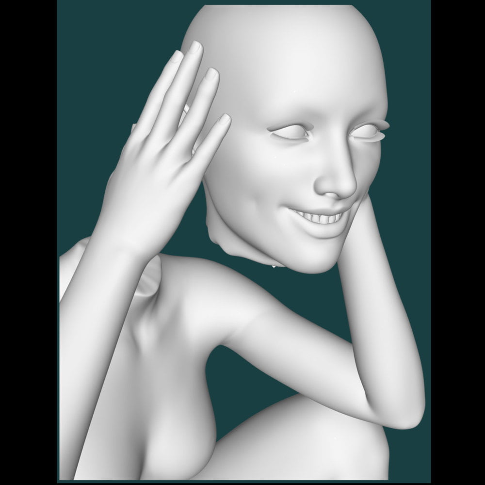 Chopped Head for Genesis 3 Female