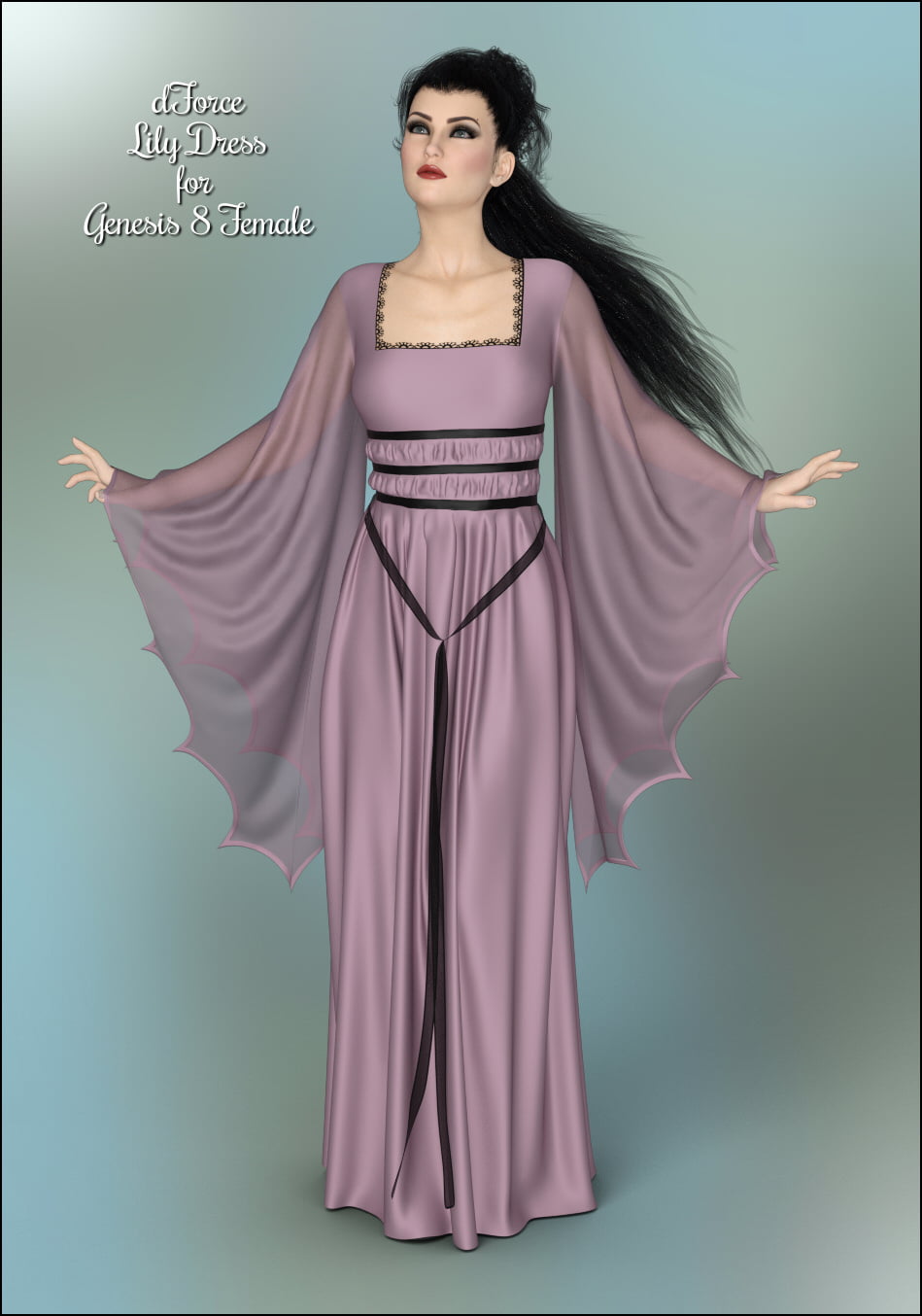 dForce - Lily Dress for G8F