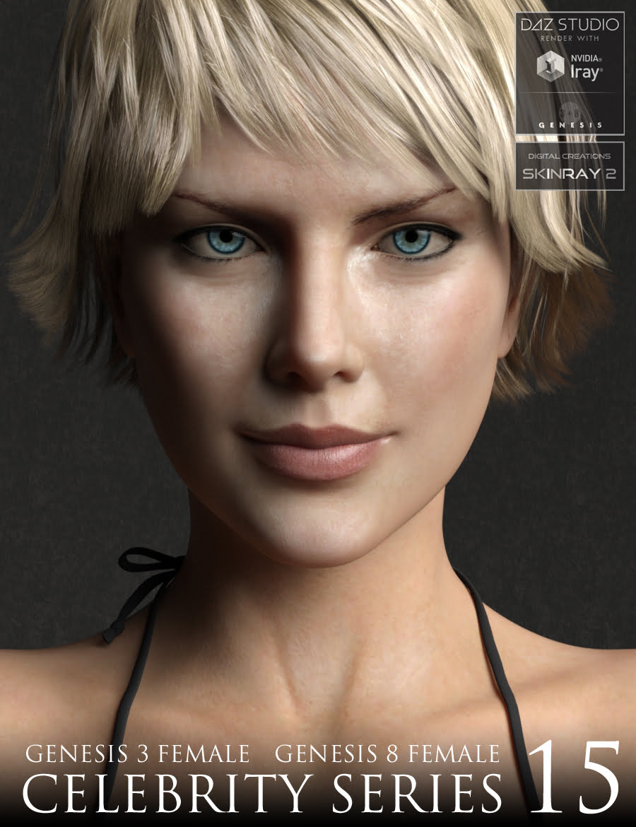 Celebrity Series 15 for Genesis 3 and Genesis 8 Female