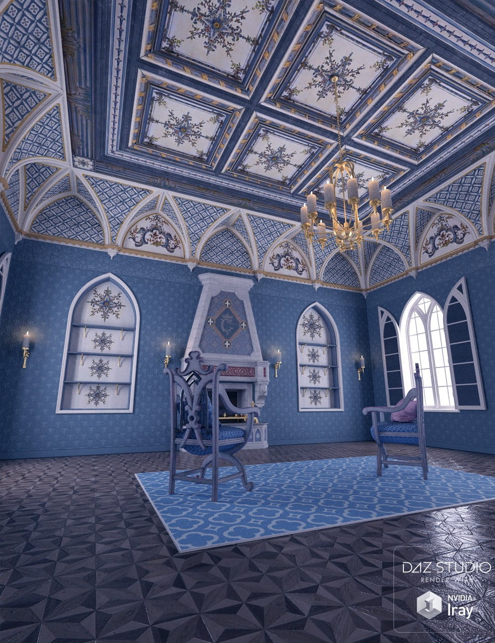 Pastel Brocade Rosemill Moor II