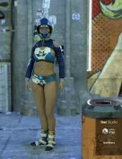 Cyberpunk 2047 Outfit for Genesis 8 Female(s)