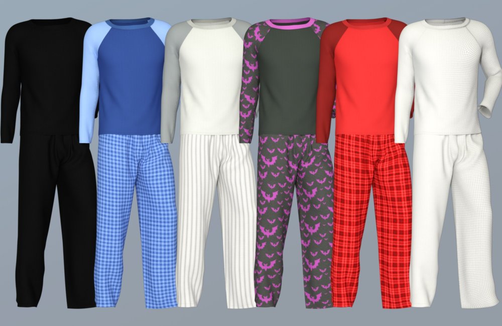 dForce PJs for Genesis 8 Male(s)