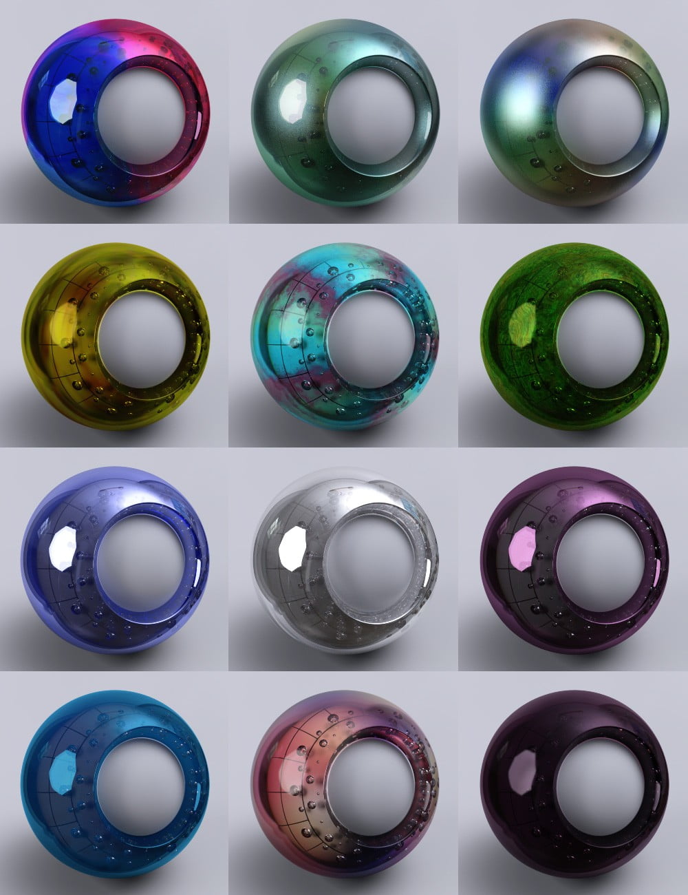 Leather and Gems Iray Shaders