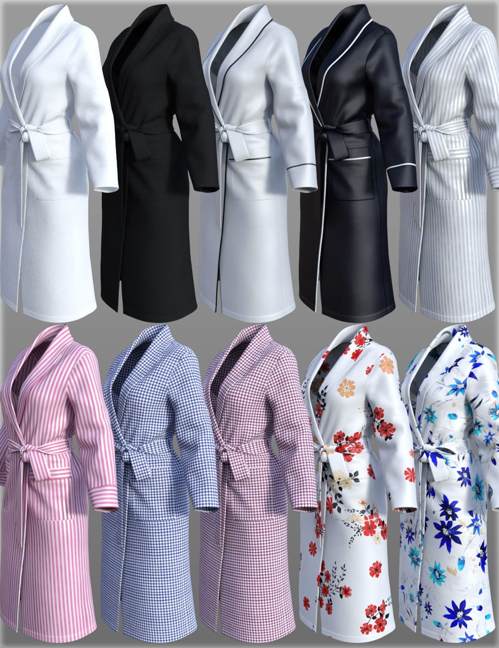 dForce H&C Bathrobe for Genesis 8 Female(s)