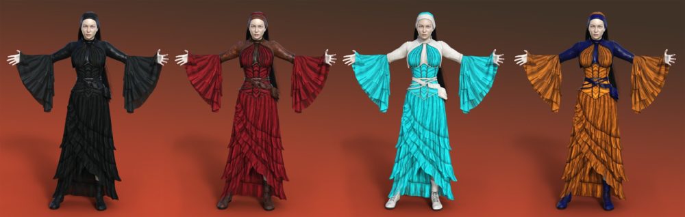 dForce Wild Winds Outfit for Genesis 8 Female(s)