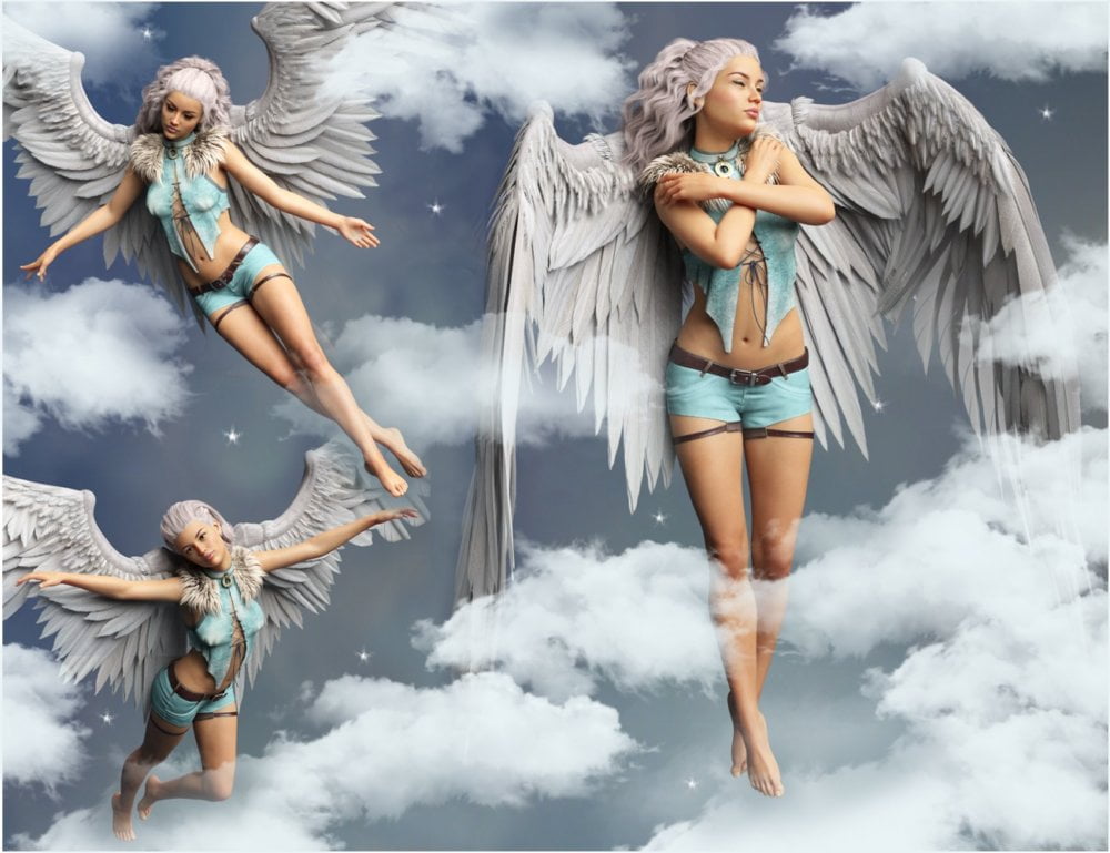 iG Angel Baby Poses For Genesis 8 Female(s)