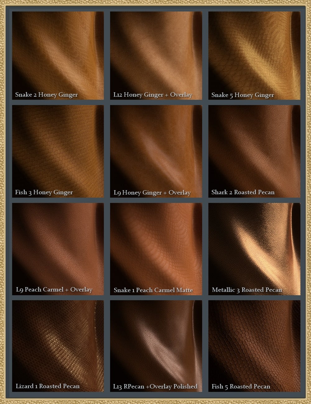 Leather Shader Presets 2 for Iray