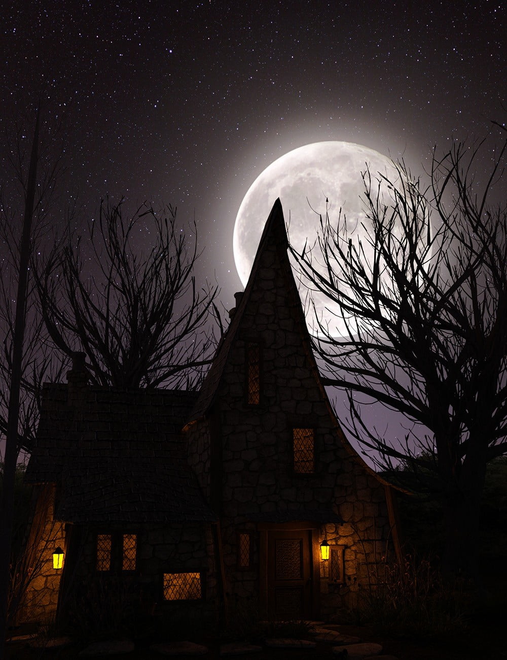 Orestes Iray HDRI Skydomes - Fantasy Moon