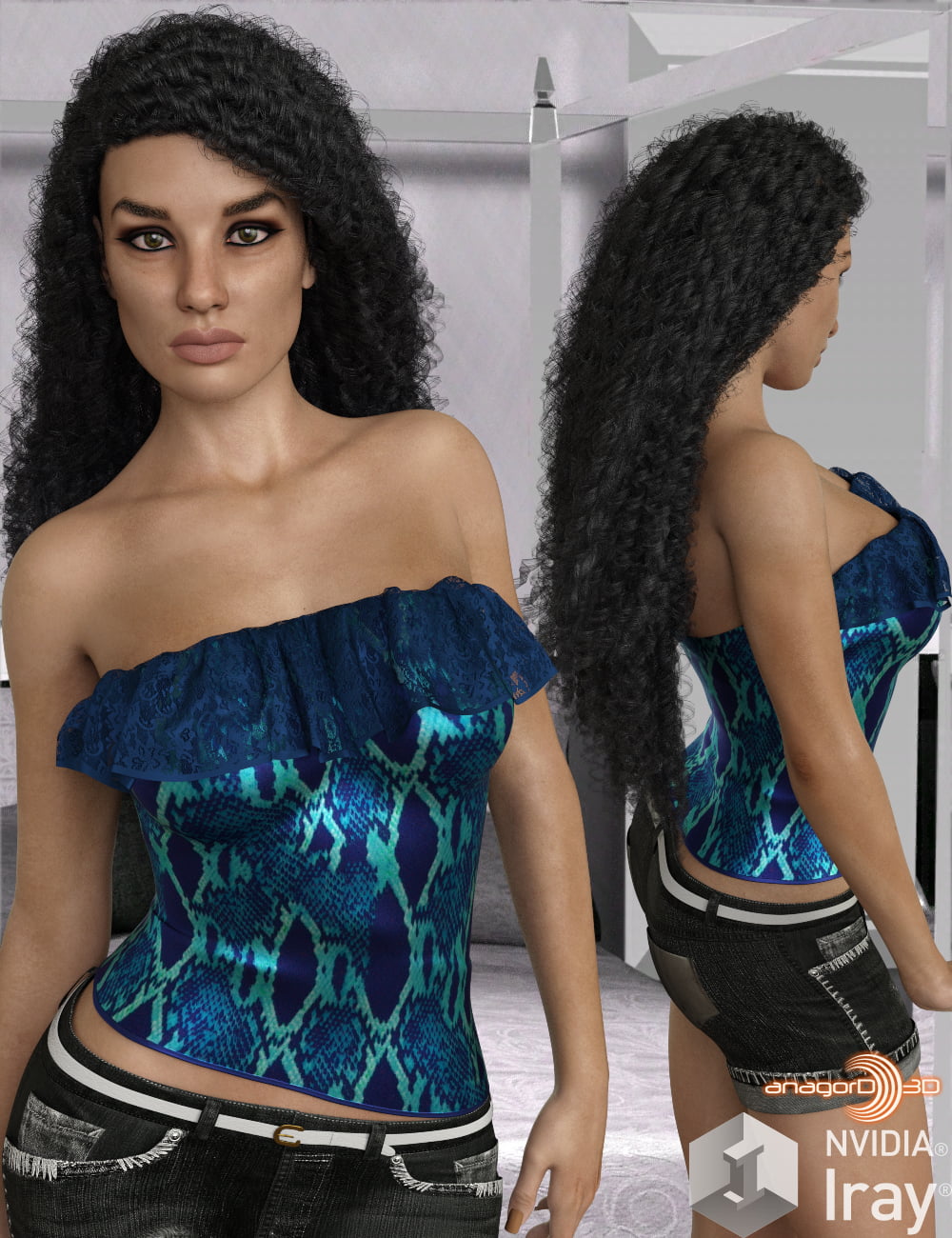 VERSUS - Sparkle Top for Genesis 8 Females