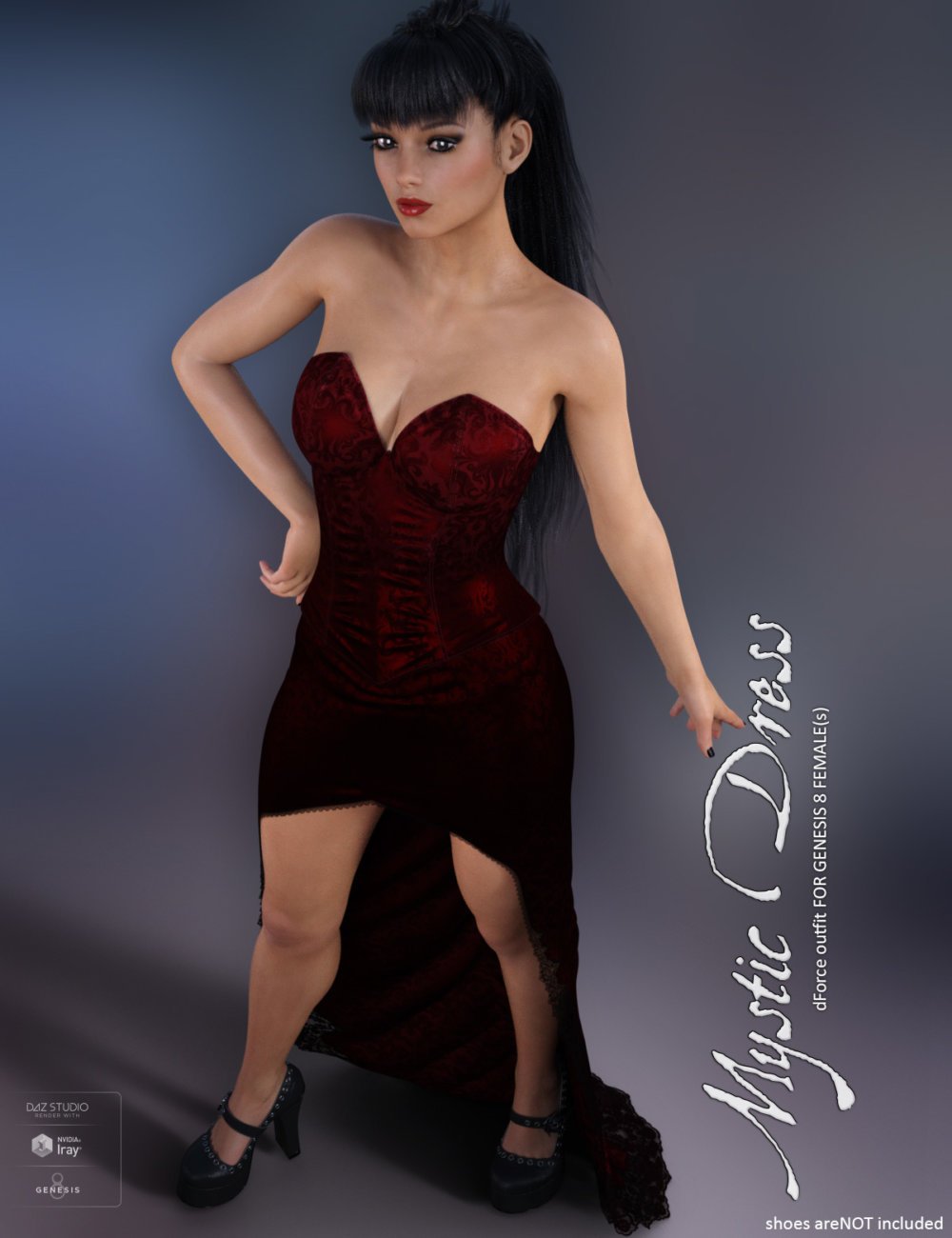 dForce Mystic Dress for Genesis 8 Females