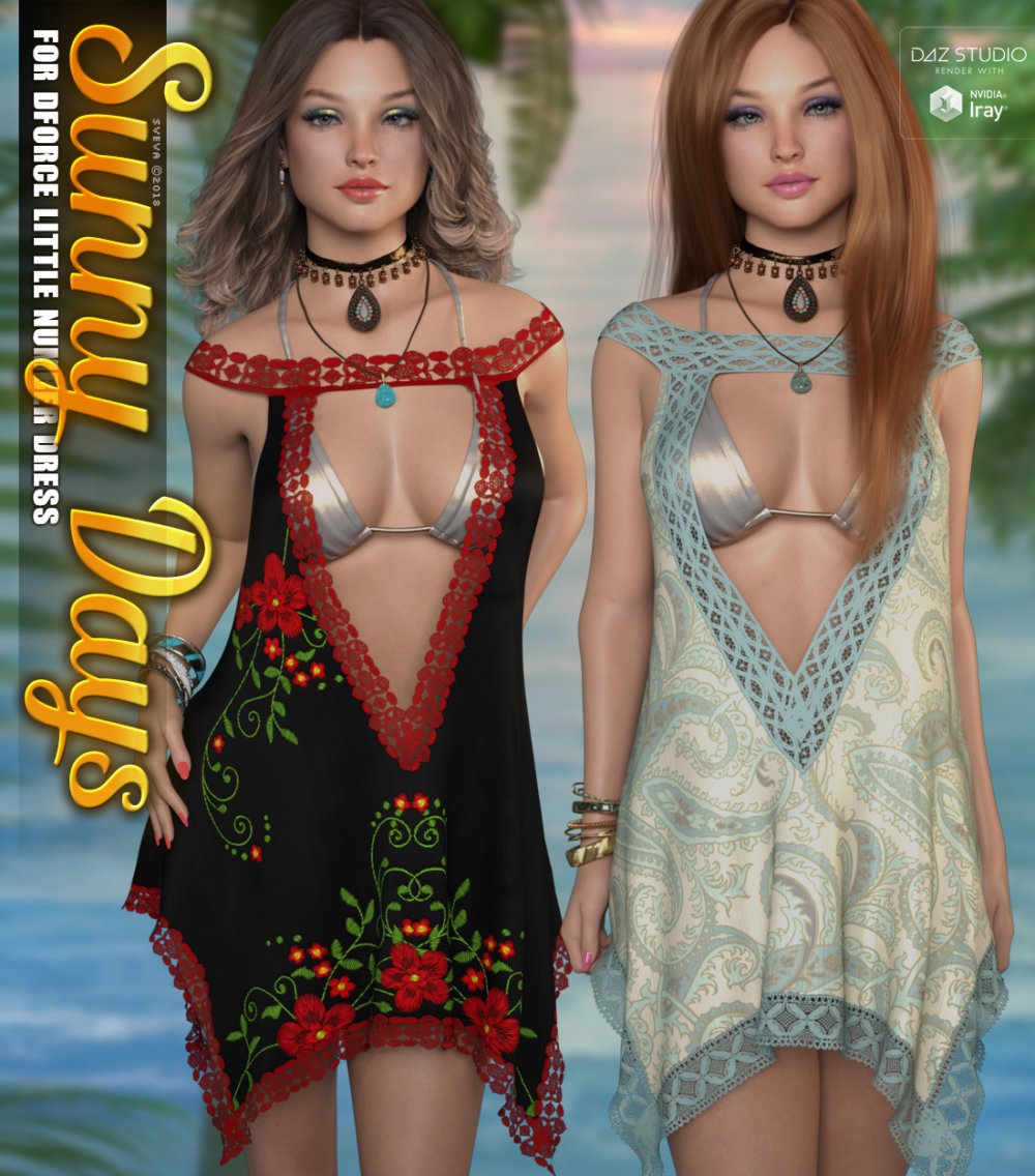 Sunny Days for dForce The Little Number Dress G8F