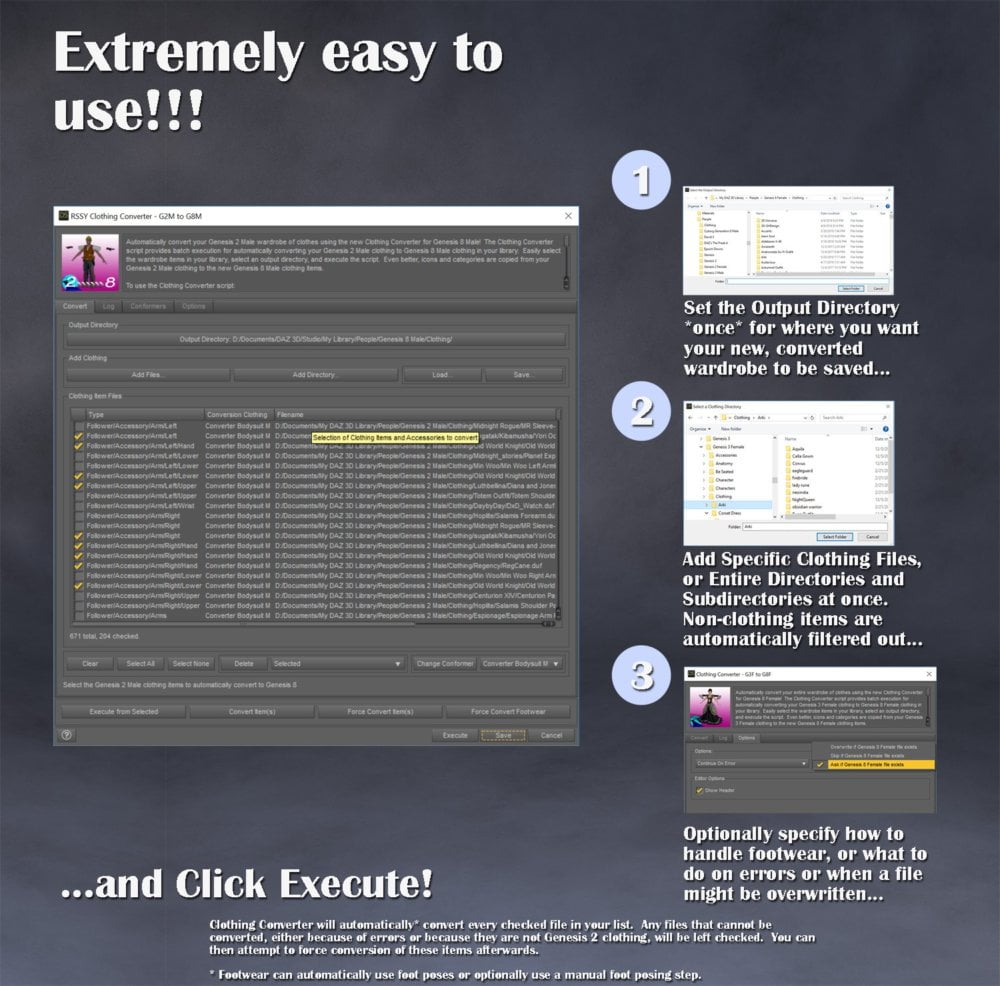 RSSY Clothing Converter from Genesis 2 Male to Genesis 8 Male