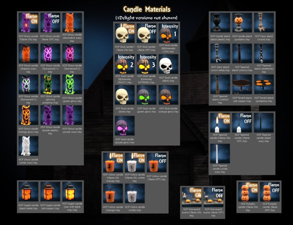 The Halloween Candle Pack