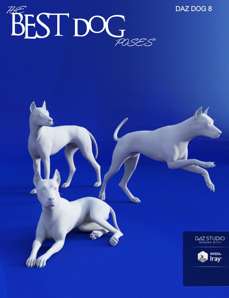 Best Dog Poses for Daz Dog 8 ⋆ Freebies Daz 3D