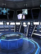 Futuristic Command Center