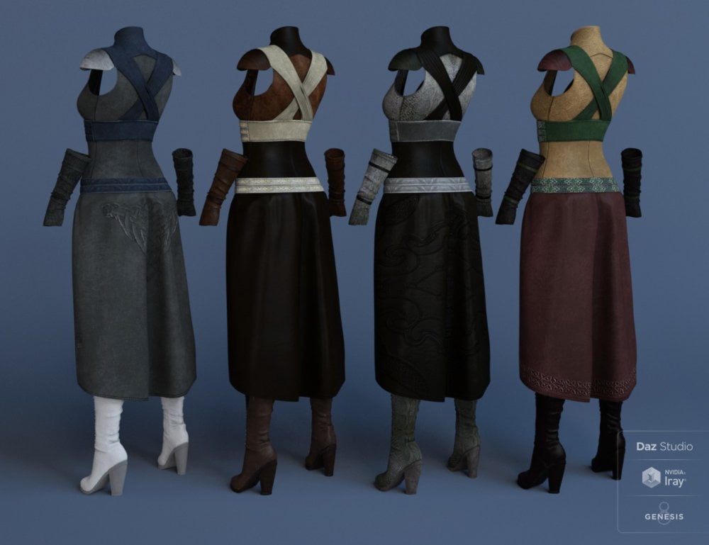 dForce Greenborough Adventure Outfit Textures