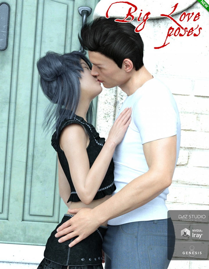 Big Love Poses for Genesis 8