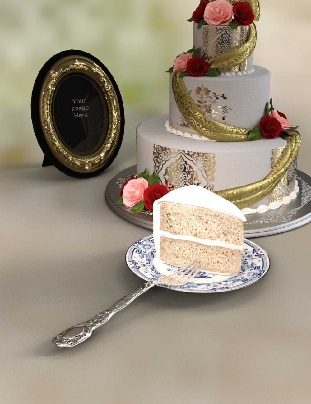 Classy Wedding Cake set