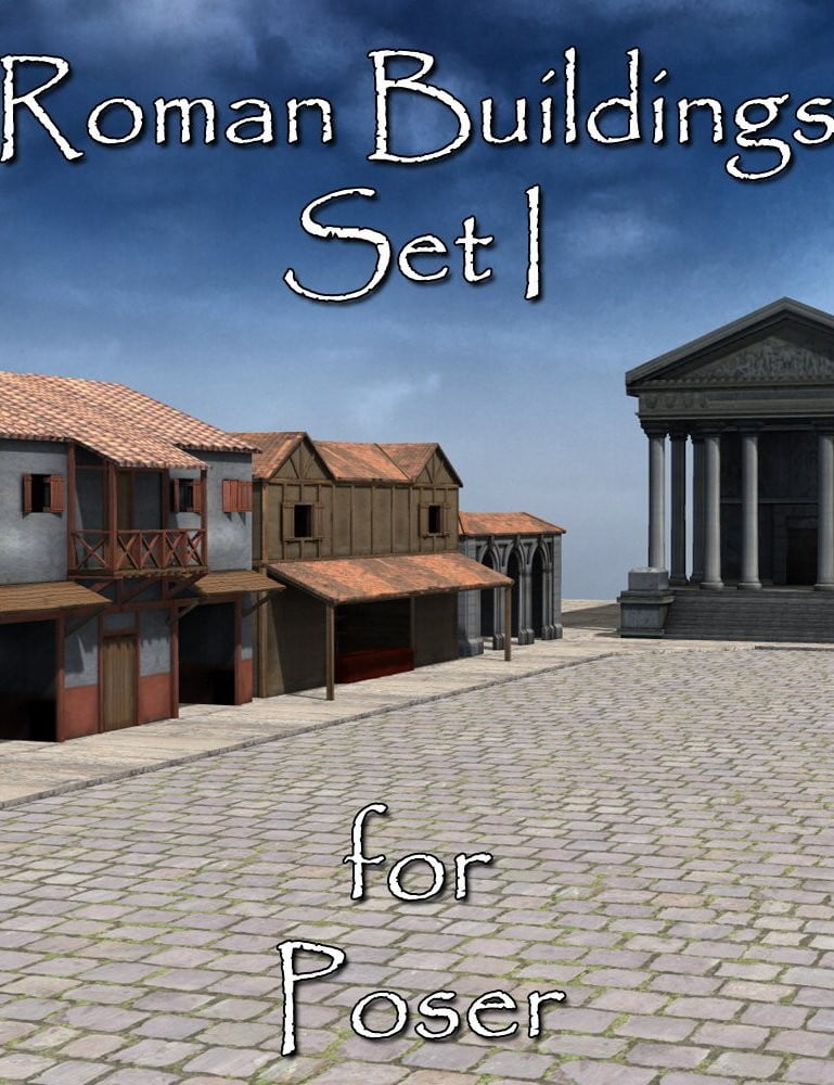 Roman Building Set I - Poser