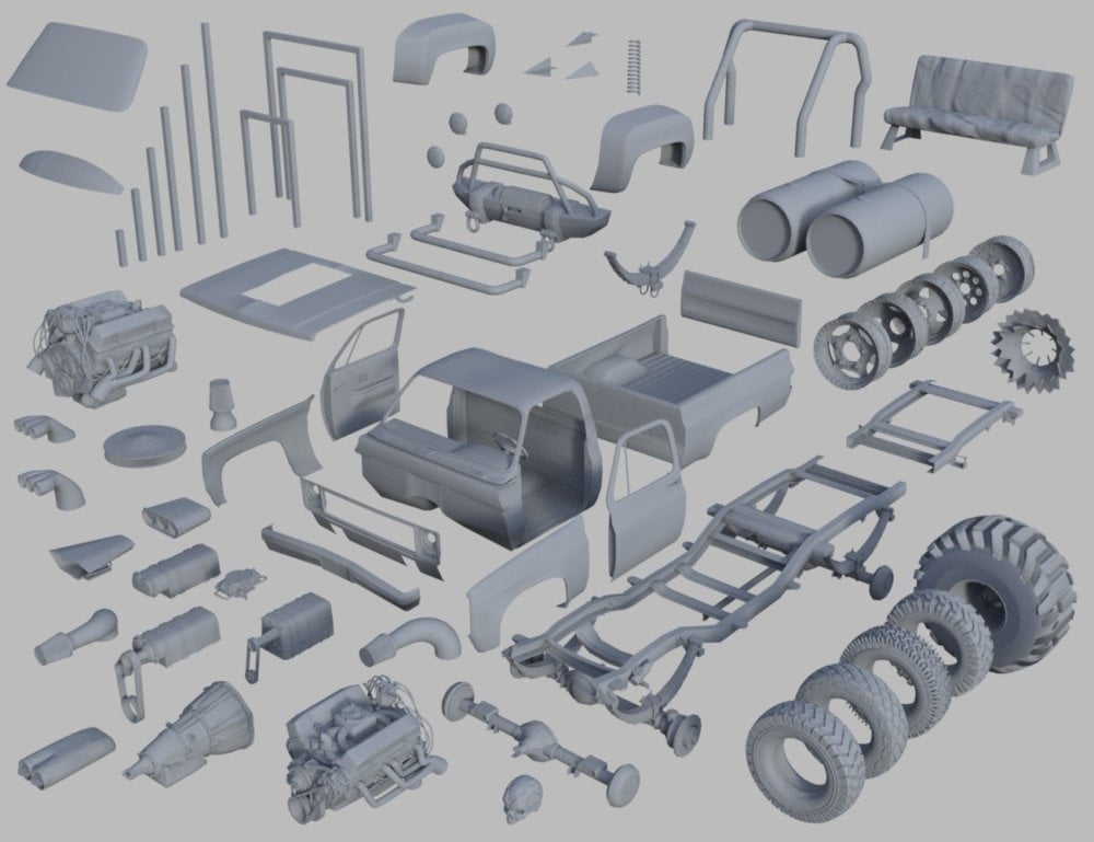 Wasteland Vehicle Construction Set Add-Ons