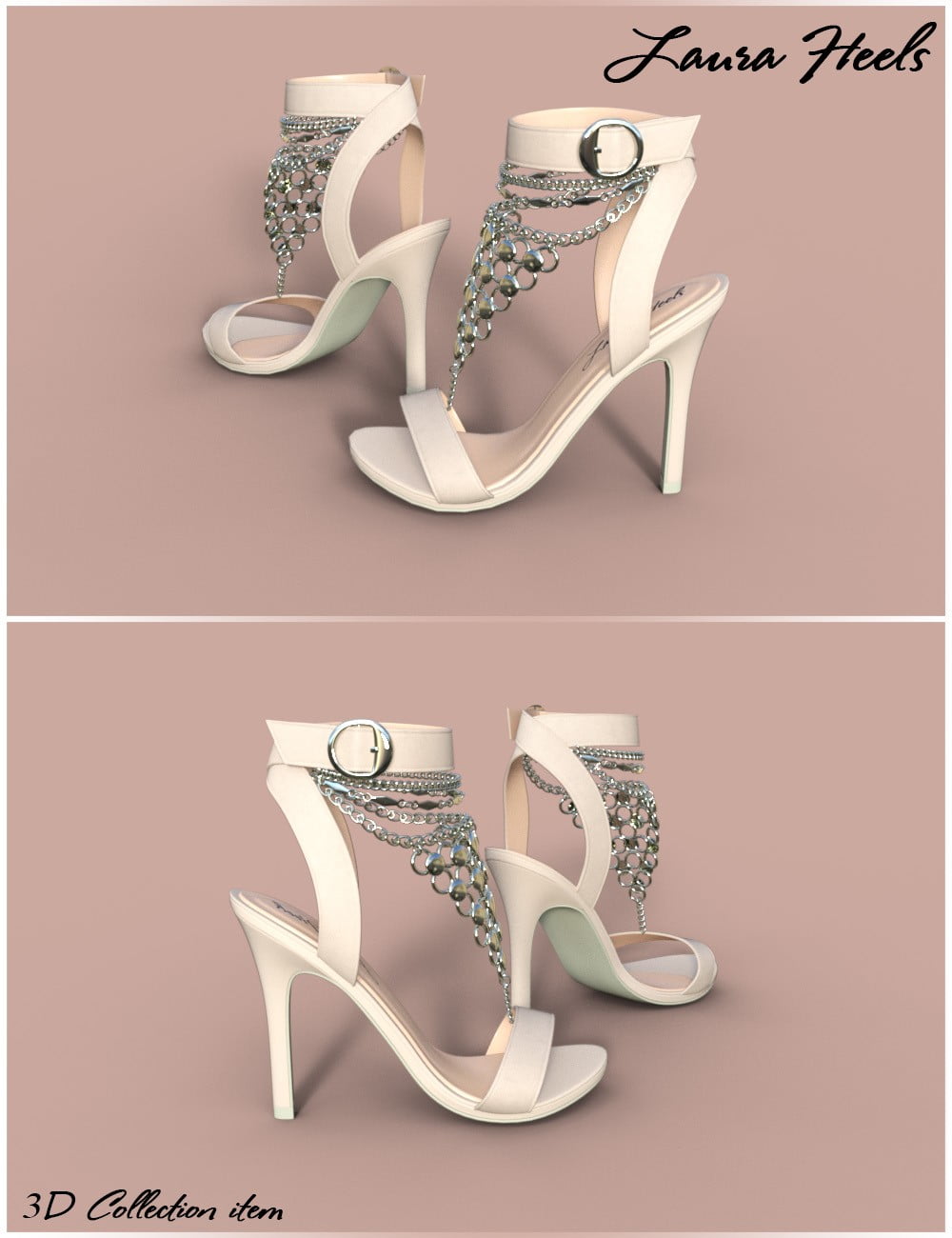Laura Jewel Heels for Genesis 8 Female(s)