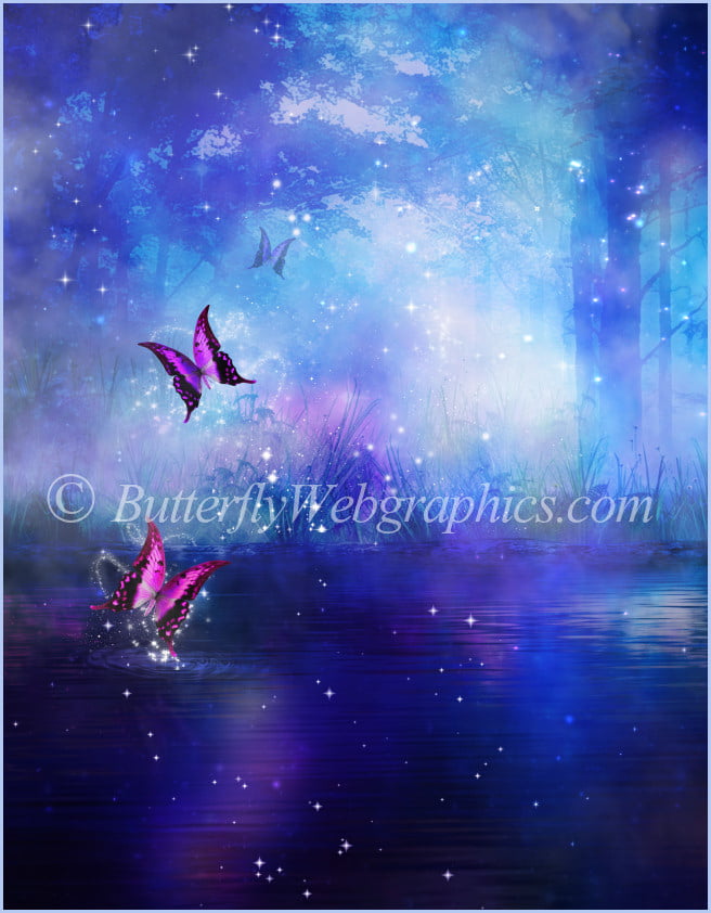 Butterfly Dreams Background Graphics