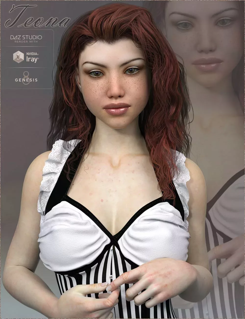 Tdt Teona For G3f And G8f ⋆ Freebies Daz 3d