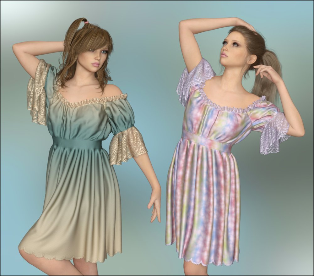 dForce - Little Darling Dress for G8F