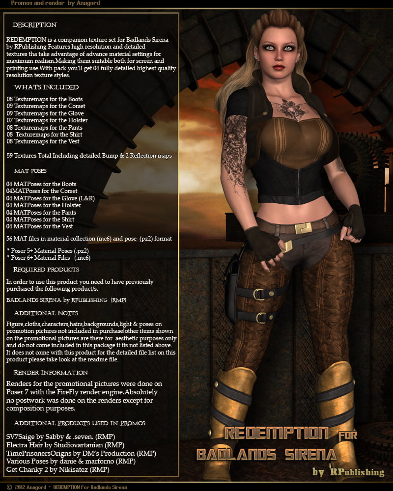 REDEMPTION for Badlands Sirena