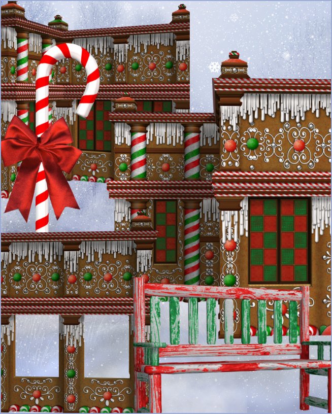 Gingerbread Mansion Graphics