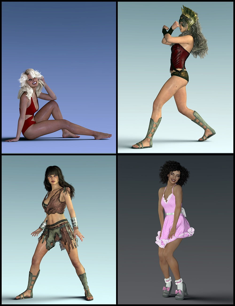 IGD Iconic Poses for Genesis 8 Male and Female