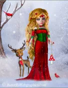 Lady Rose Christmas Graphics