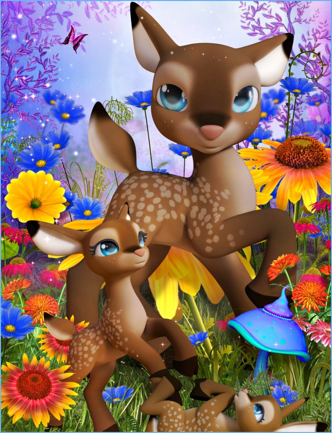 Little Darling Deer Graphics