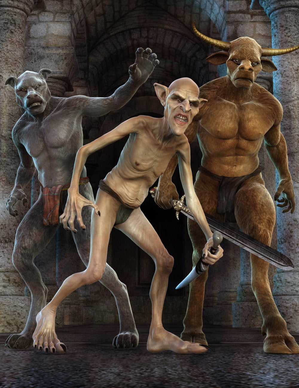 Capsces Creature Creator Shapes for Genesis 2 Male(s)