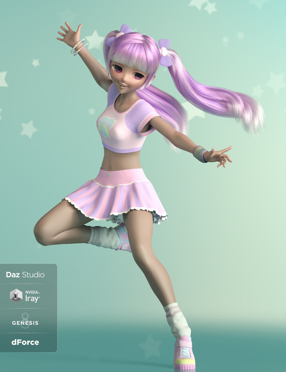 Cutie Outfit for Genesis 8 Female(s)