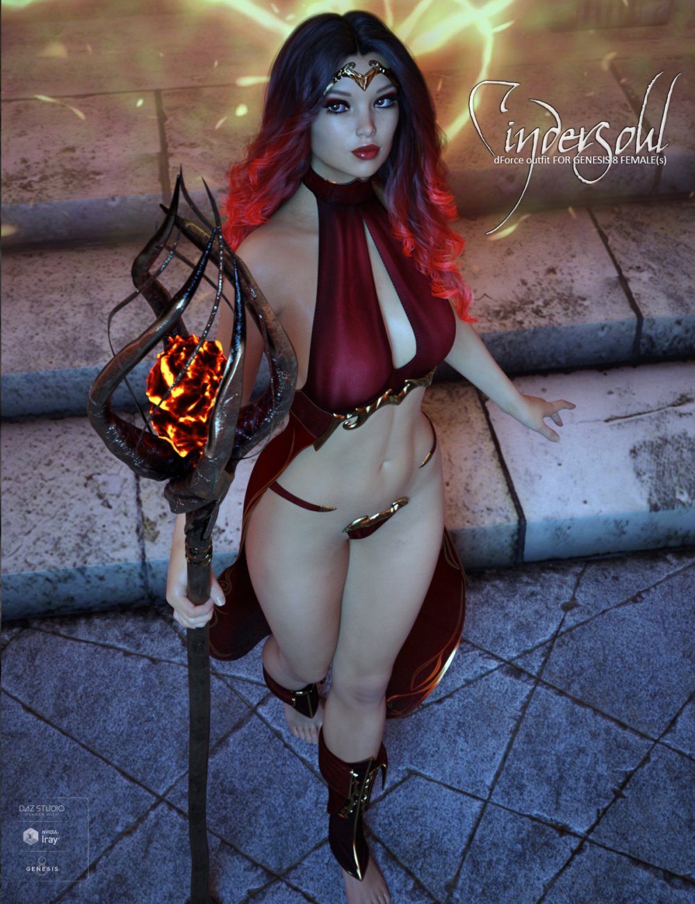 dForce Cindersoul for Genesis 8 Females