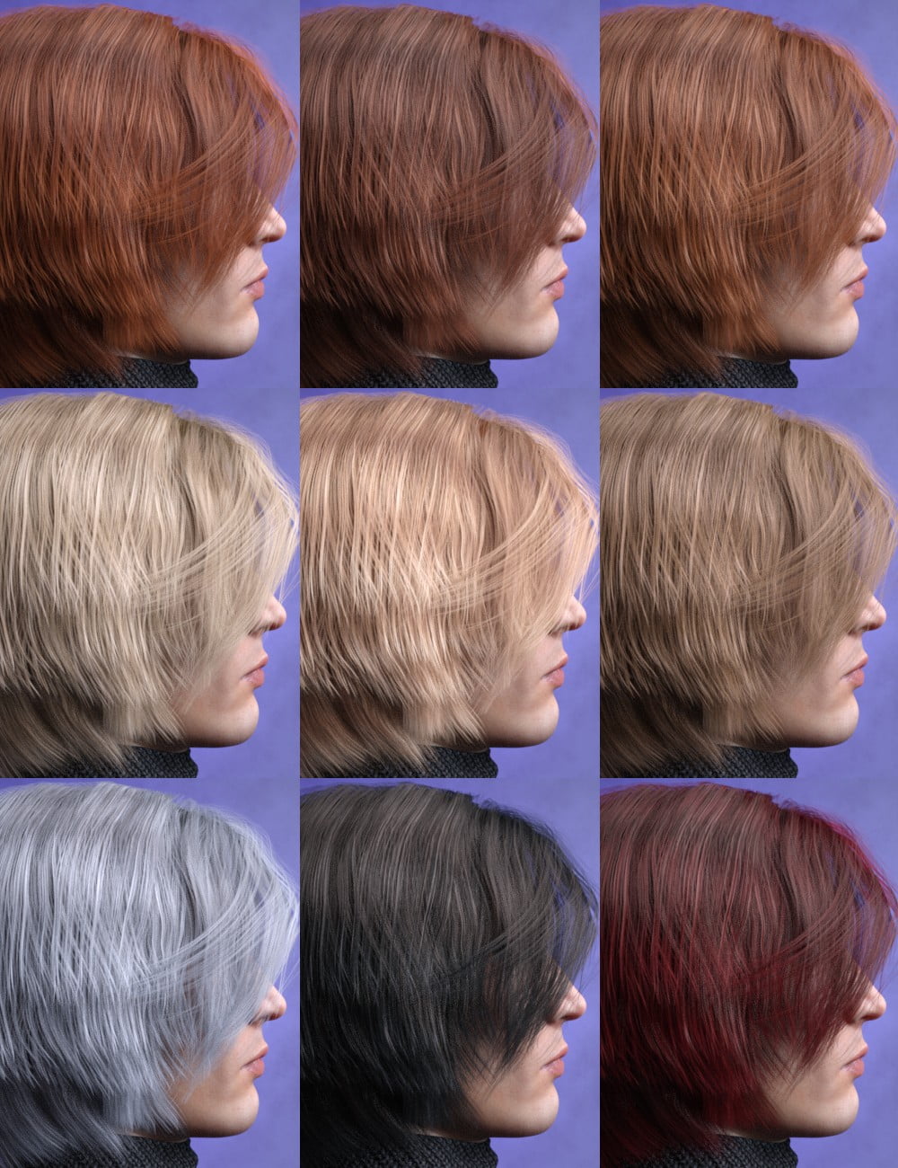 Colors for Aaron Hair