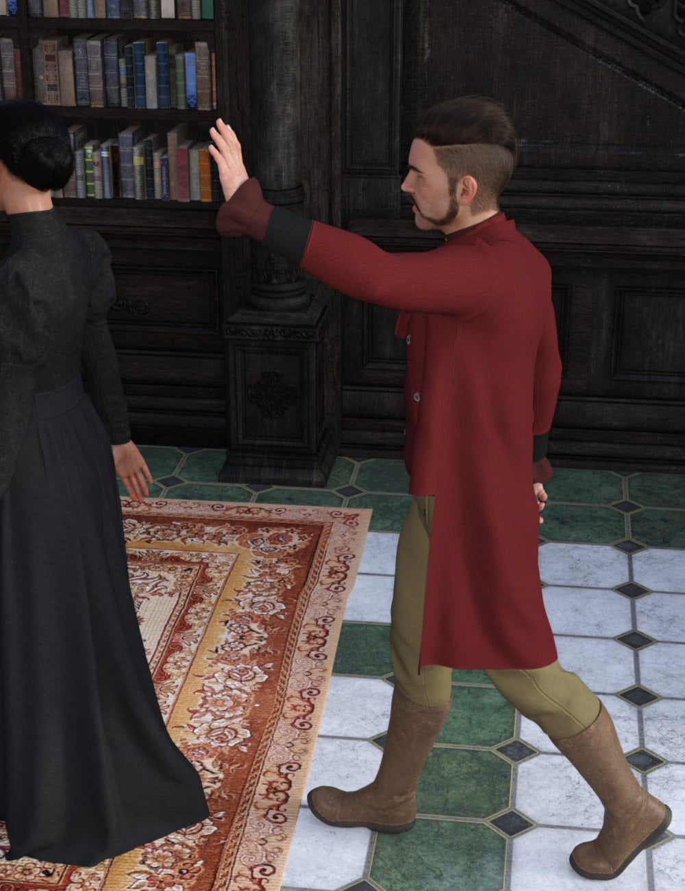 dForce Regency Outfit for Genesis 8 Male(s)