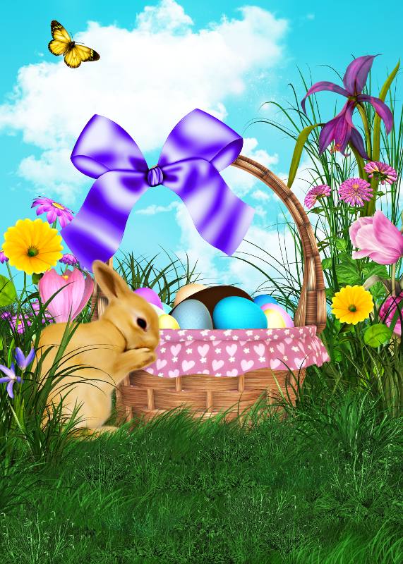 Easter Basket Backgrounds