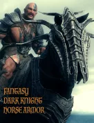 Fantasy Dark Knight Armor for DAZ Horse 2